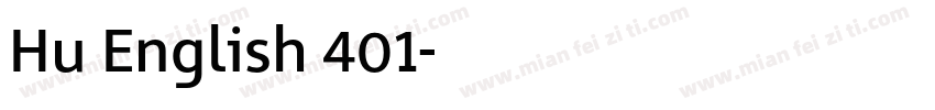 Hu English 401字体转换